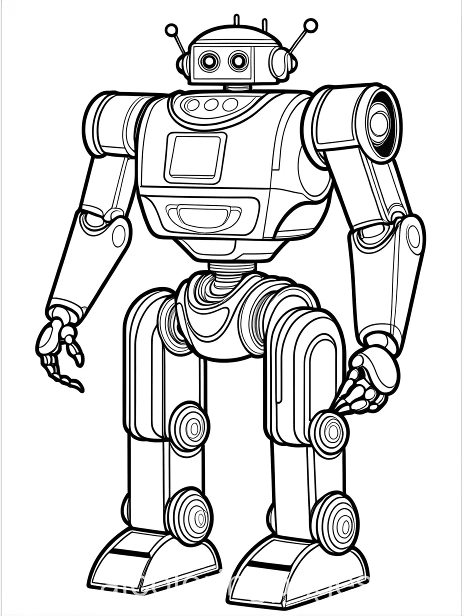 Simple-Robot-Coloring-Page-for-Kids-with-Clear-Line-Art-and-White-Background