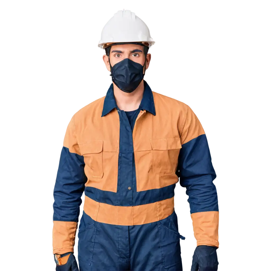 Worker-in-Full-PPE-on-an-Oil-Field-or-Refinery-PNG-Image-for-HighQuality-Visuals