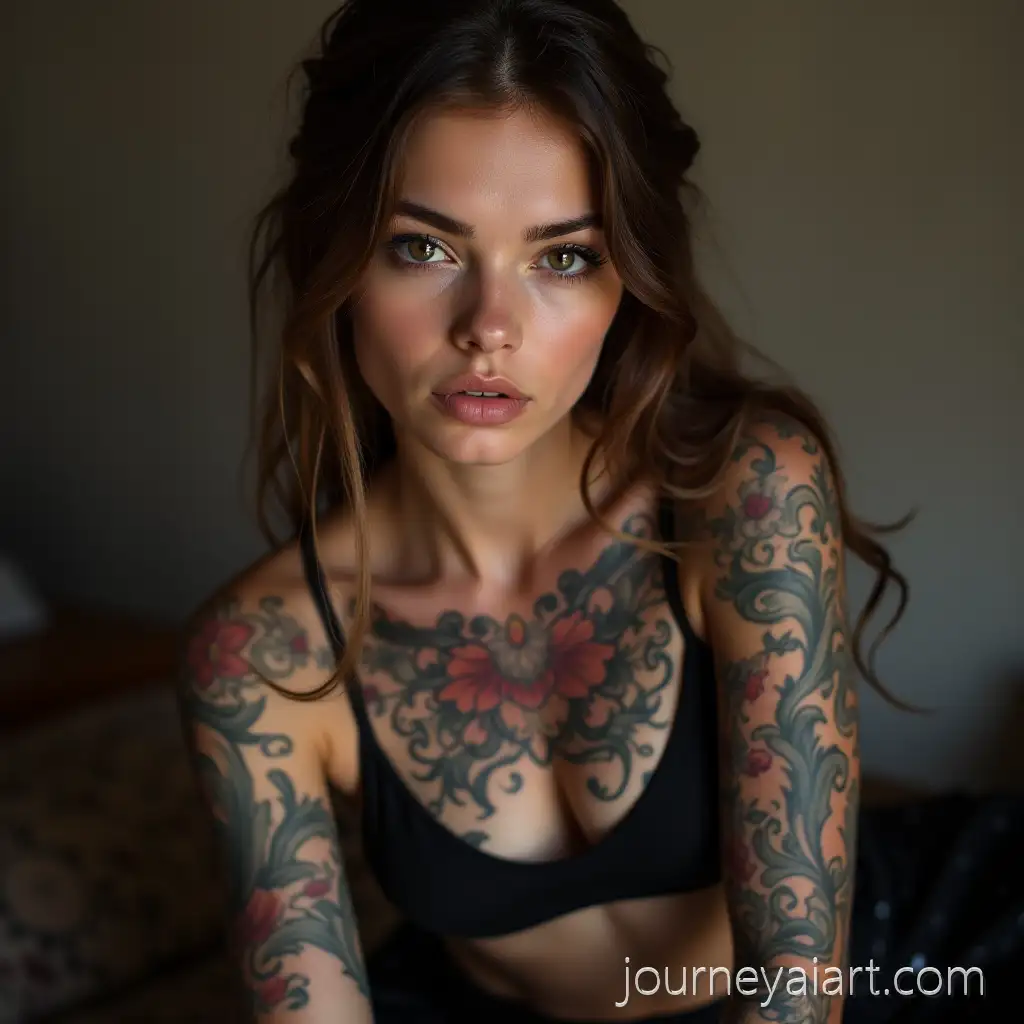 UkrainUkrainian-girl-with-tattoosian-25YearOld-Girl-with-Tattoos-in-Home-Setting