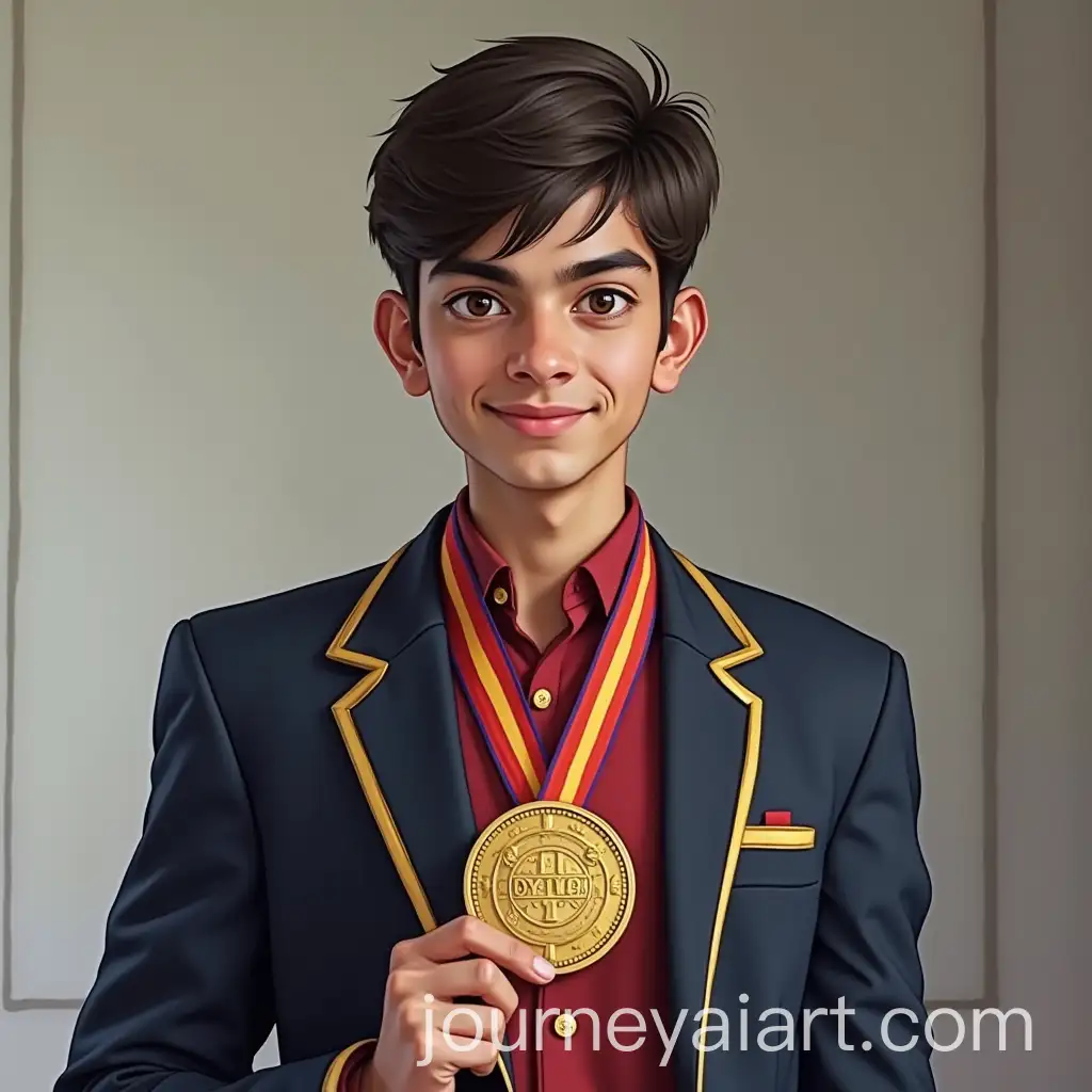 Topper-Receiving-Gold-Medal-from-Principal-at-MSRIT-Ceremony