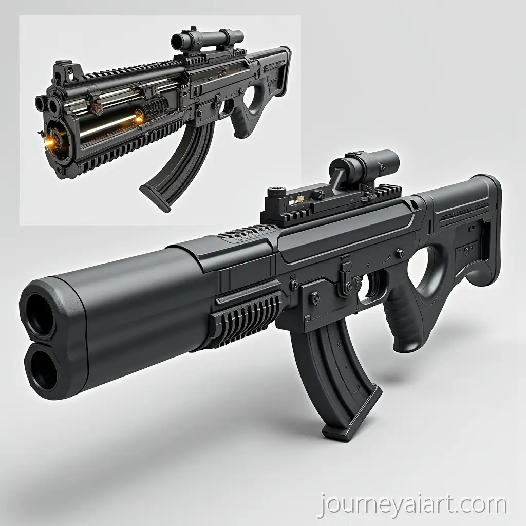 Photorealistic-Engineering-Render-of-KrissVectorDerived-50-AE-SMG-with-SuperV-Recoil-Sled-Cutaway