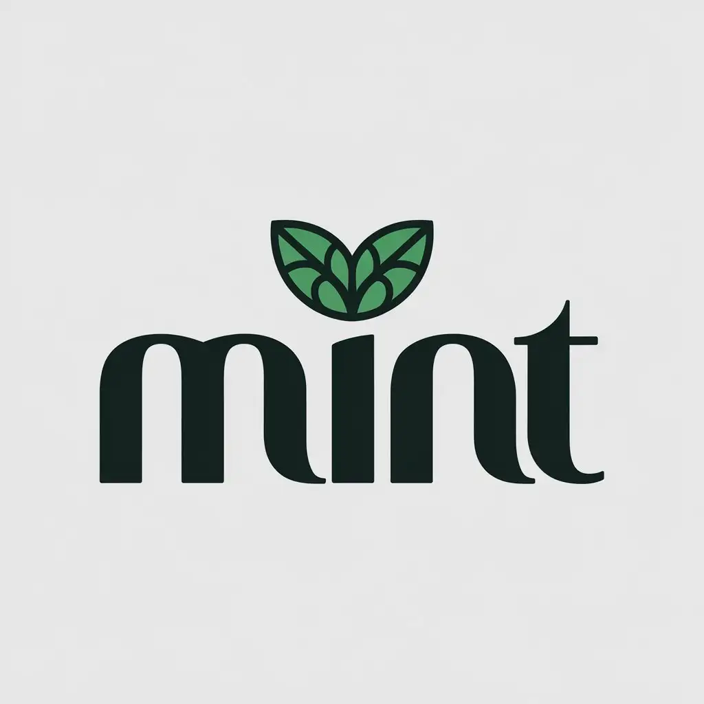 LOGO Design for Mint Elegant Minimalist Logo with Natural Elements for Financial Consulting