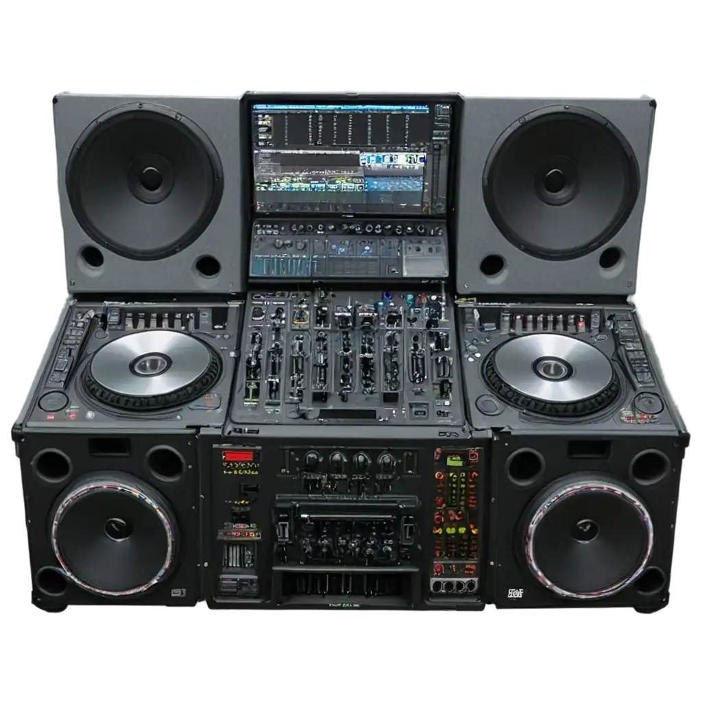 HighQuality-DJ-Setup-PNG-Image-for-Creative-Projects