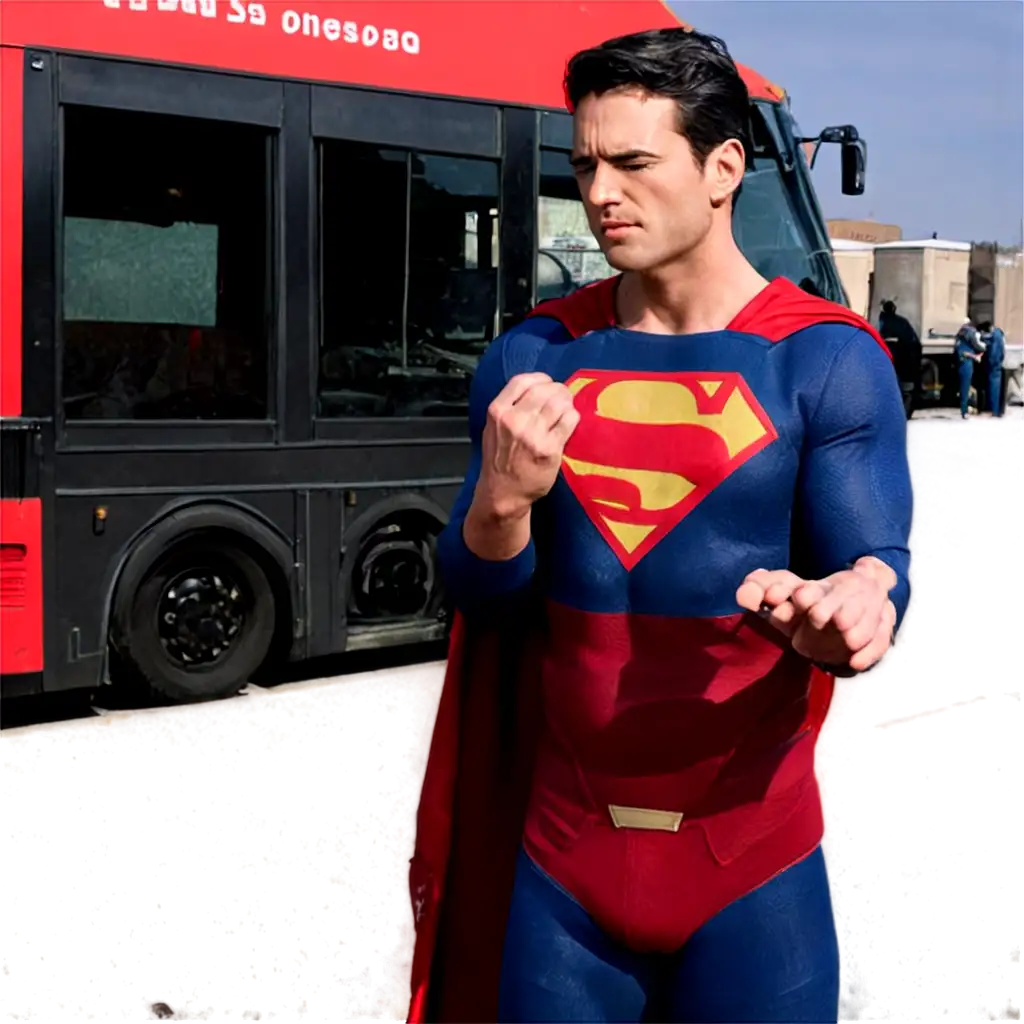 Superman-Crying-in-Front-of-Bus-PNG-Image-Emotional-Superhero-Scene-in-HighQuality-Format