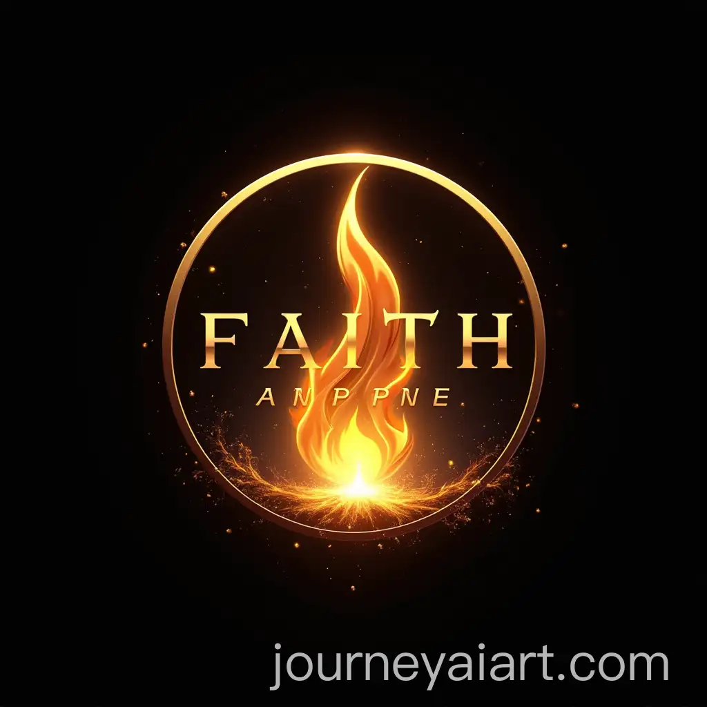 Modern-Divine-Logo-for-Church-of-Faith-and-Power-of-Jesus-Christ-with-Sacred-Flame