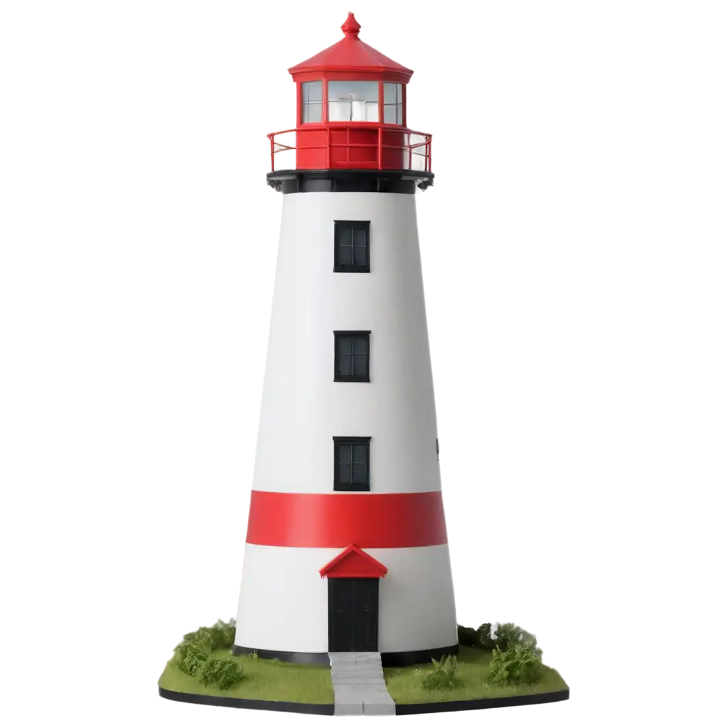 Adorable-and-Cute-Lighthouse-PNG-Image-Enhance-Your-Online-Presence