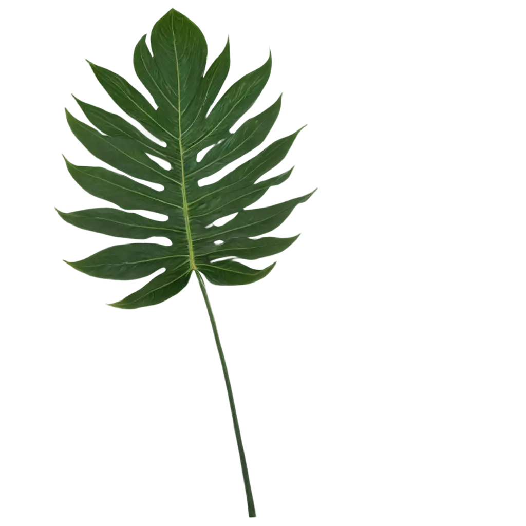 HighQuality-Dark-Green-Palm-Leaf-PNG-with-Smooth-Edges-for-Various-Creative-Uses