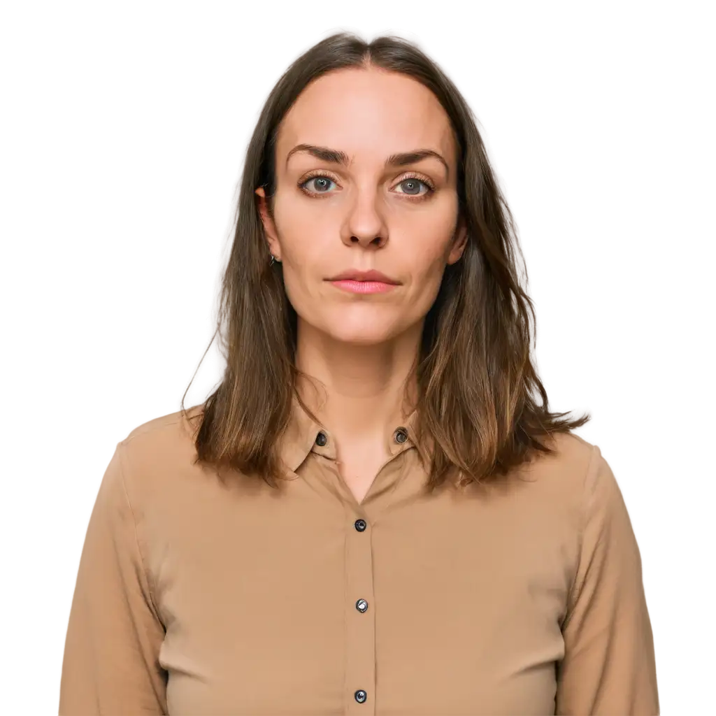 HighQuality-PNG-Image-of-a-40YearOld-American-Woman-in-a-Collared-Shirt