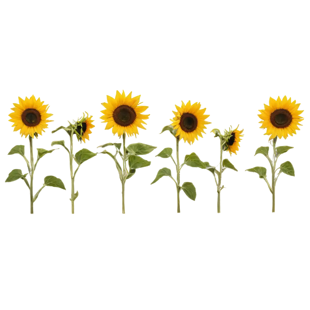 Vibrant-Sunflowers-PNG-Enhance-Your-Creative-Projects-with-HighQuality-Graphics