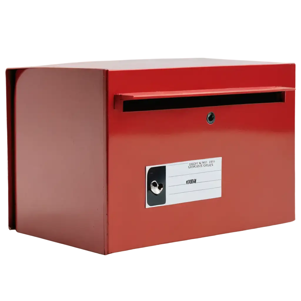 Red-Color-Post-Office-Box-PNG-High-Quality-Image-for-Versatile-Use