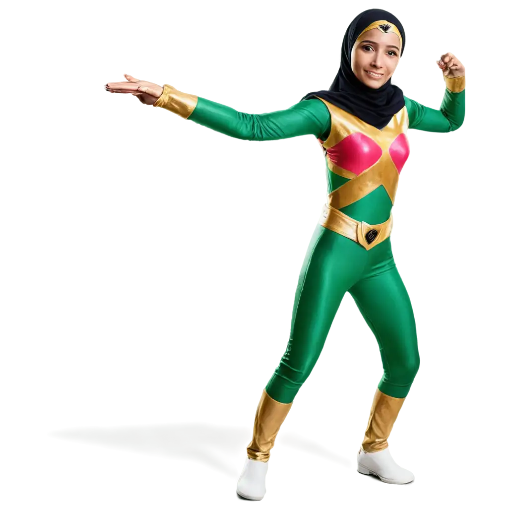 Power-Ranger-Wearing-a-Hijab-PNG-Unique-Image-for-Empowerment-and-Culture-Representation