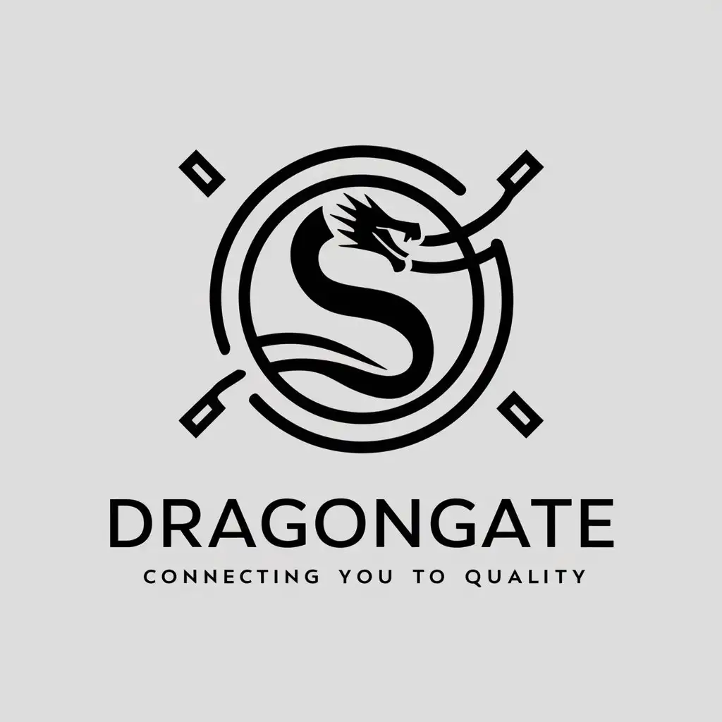 LOGO Design for DragonGate Connecting You to Quality