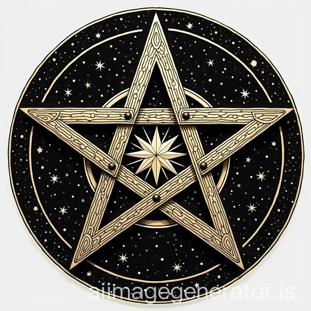 Mystical-Star-Pentagram-with-Glowing-Edges-and-Celestial-Background