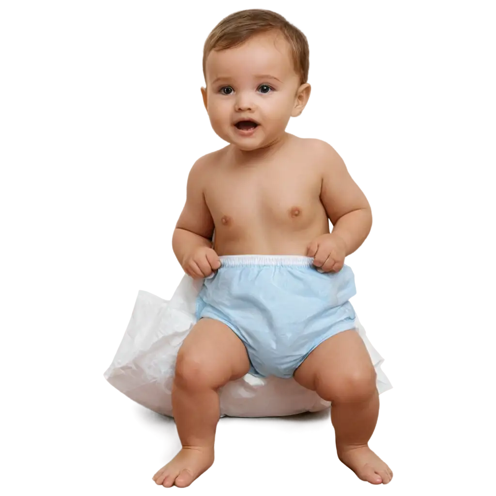 HighQuality-PNG-Image-of-Baby-Pant-Style-Disposable-Diaper-for-Optimal-Clarity-and-Versatility