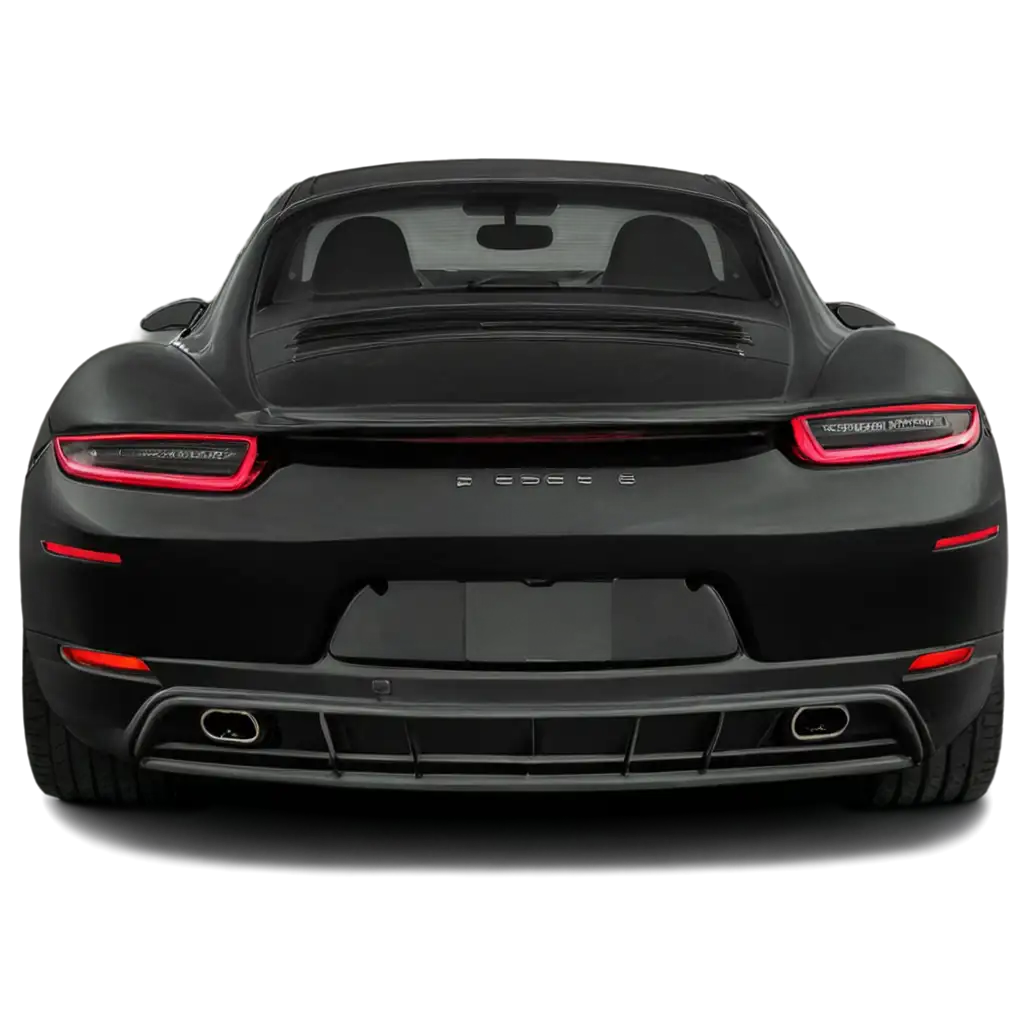 Porsche-Black-Back-Side-PNG-HighQuality-Transparent-Image-for-Multiple-Uses