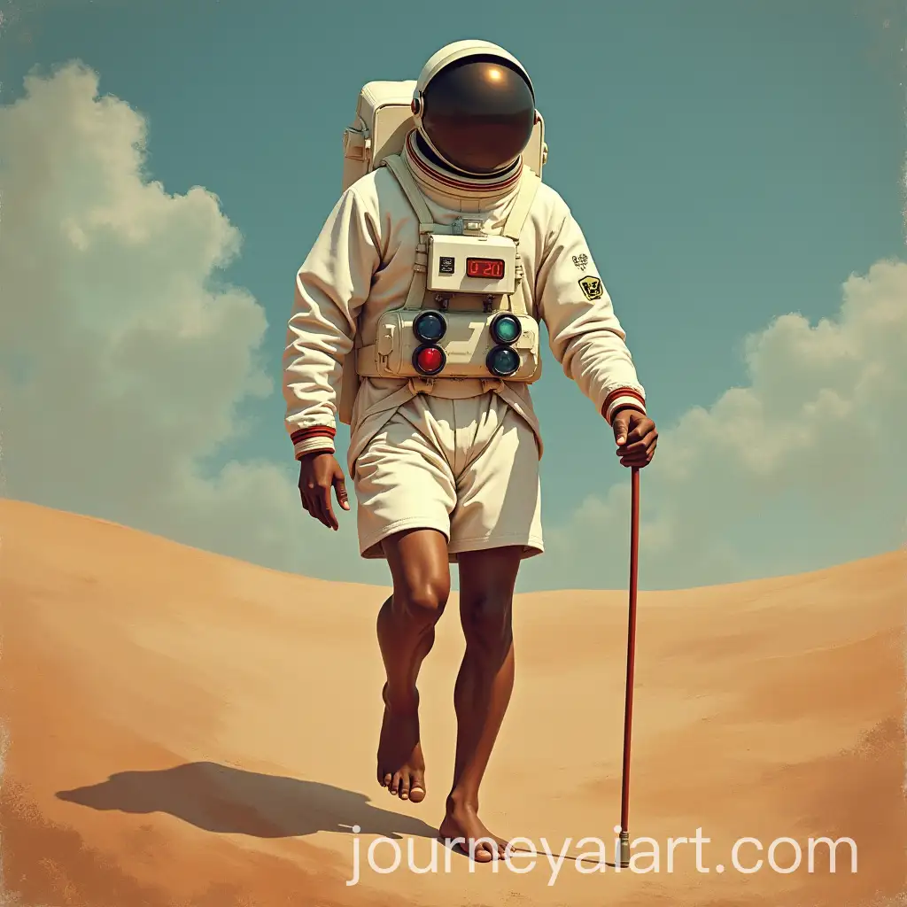 Mahatma-Gandhi-Space-Walk-in-Outer-Space