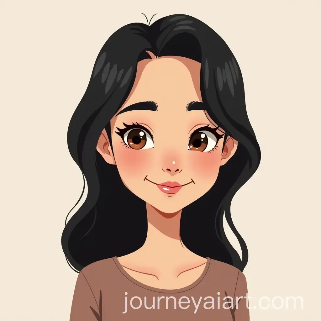 Animated-Avatar-of-a-Small-Thin-Woman-with-Black-Hair-for-Media-Librarians-Favorite-Cards