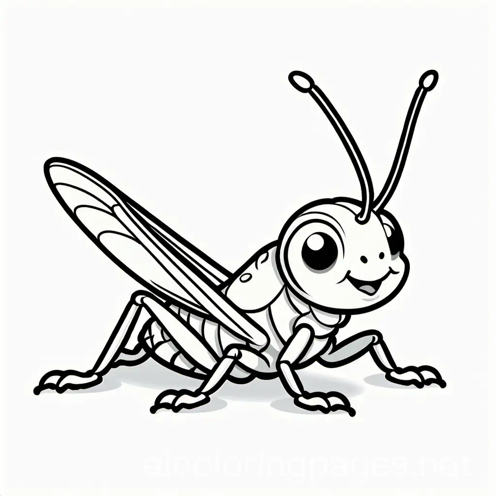 Simple-Black-and-White-Coloring-Page-of-a-Cute-Baby-Grasshopper