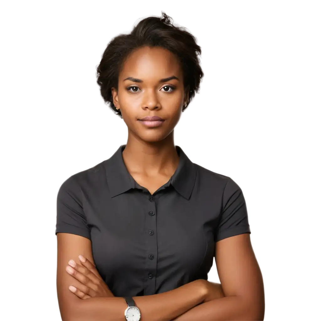 HighQuality-PNG-Image-of-a-32YearOld-American-Woman-in-a-Collared-Shirt