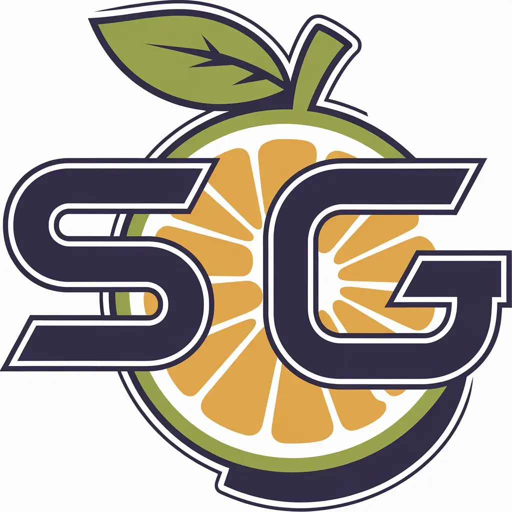 LOGO Design for SG Modern Fruit Symbol with Technology Industry Theme