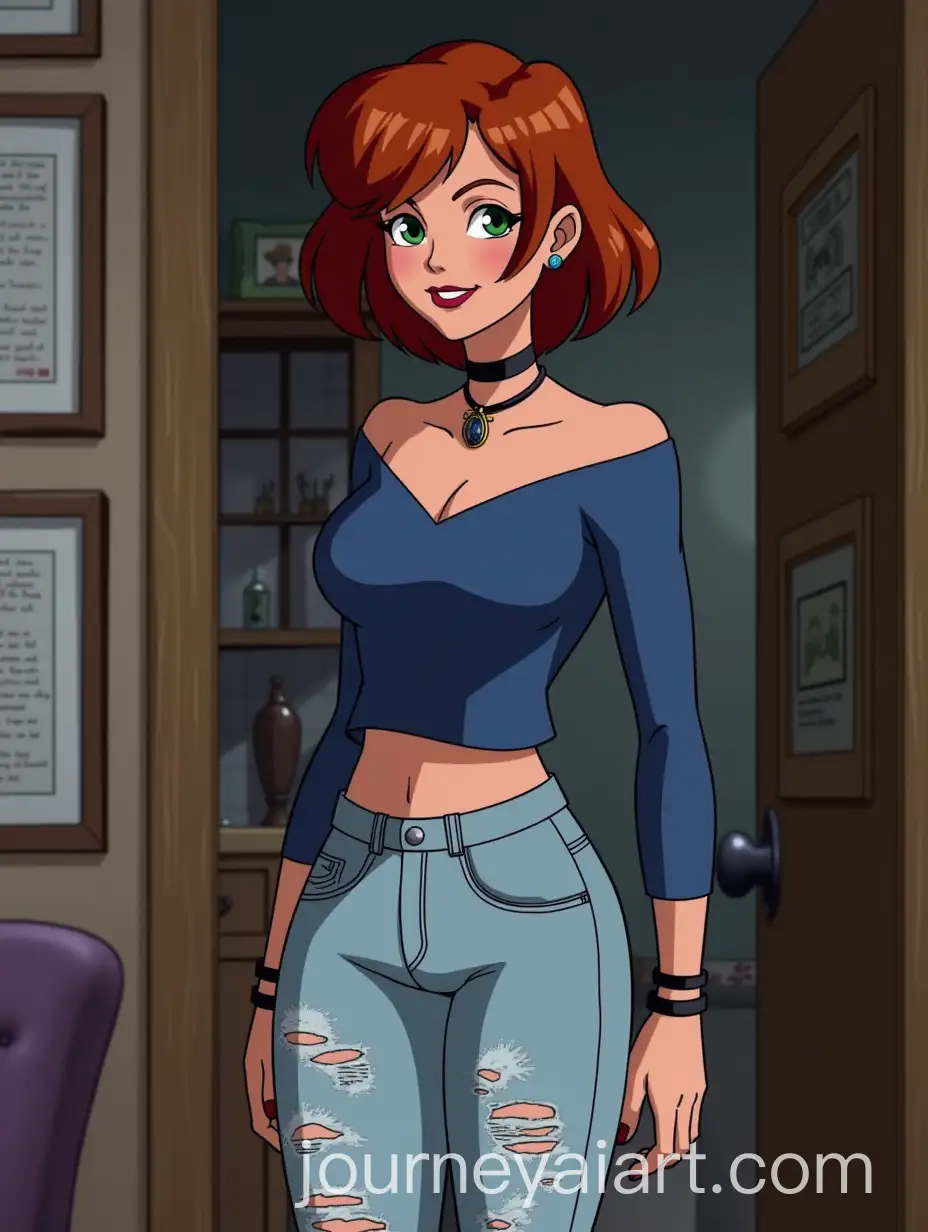 Mary-Jane-Watson-from-SpidermanAI-Image-Prompt-Expansion-Animated-Series-2003-Smiling-at-Home