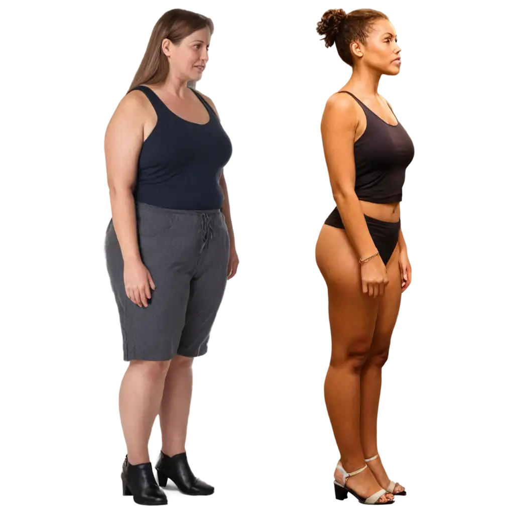 Realistic-Before-and-After-PNG-Image-of-American-Woman-Who-Lost-Over-80kg