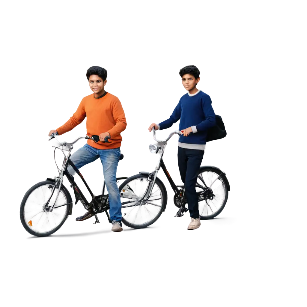 Vibrant-PNG-Images-of-Indian-Boys-with-Bikes-Capturing-Youthful-Adventures