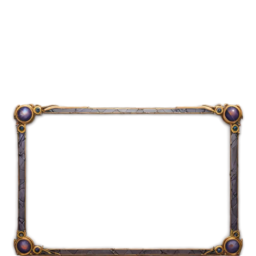 HighQuality-PNG-Image-of-a-Rectangular-UI-Frame-for-RPG-Game