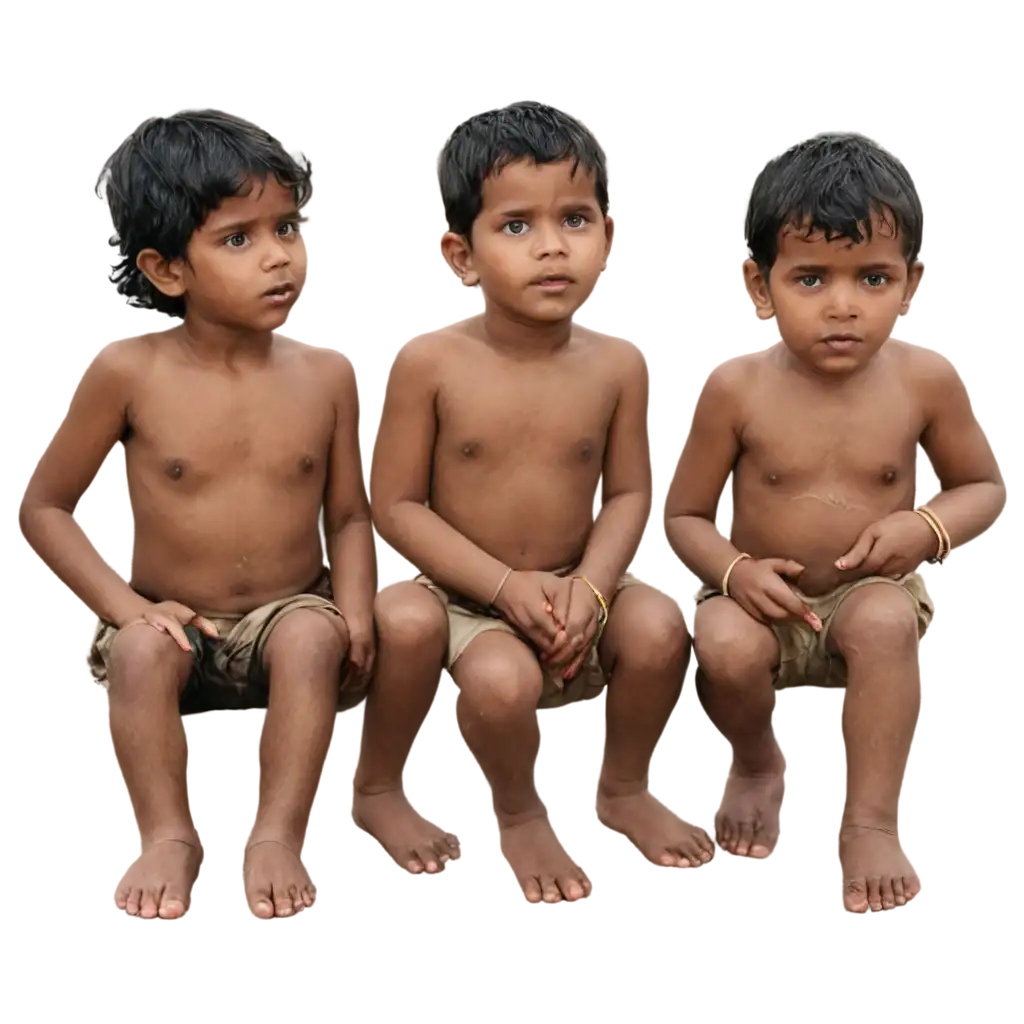 Indian-Poor-People-PNG-Image-HighQuality-Visual-Representation-for-Social-Awareness-and-Advocacy