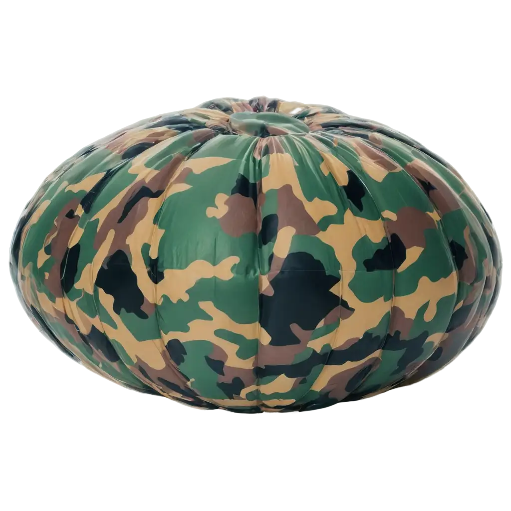 Camouflage-Inflatable-Ball-PNG-Image-Visual-Concept-Exploration