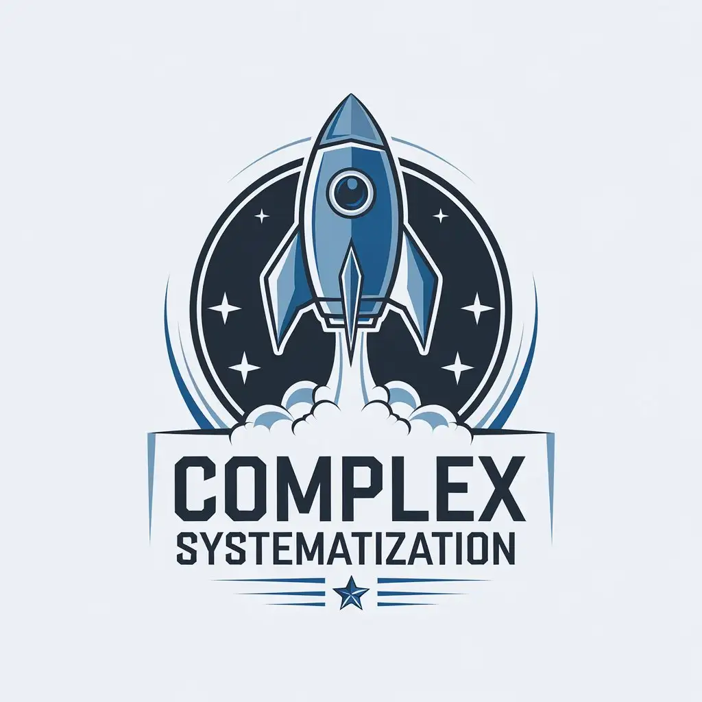 LOGO-Design-for-Complex-Systematization-Rocketthemed-Design-with-a-Clear-Background