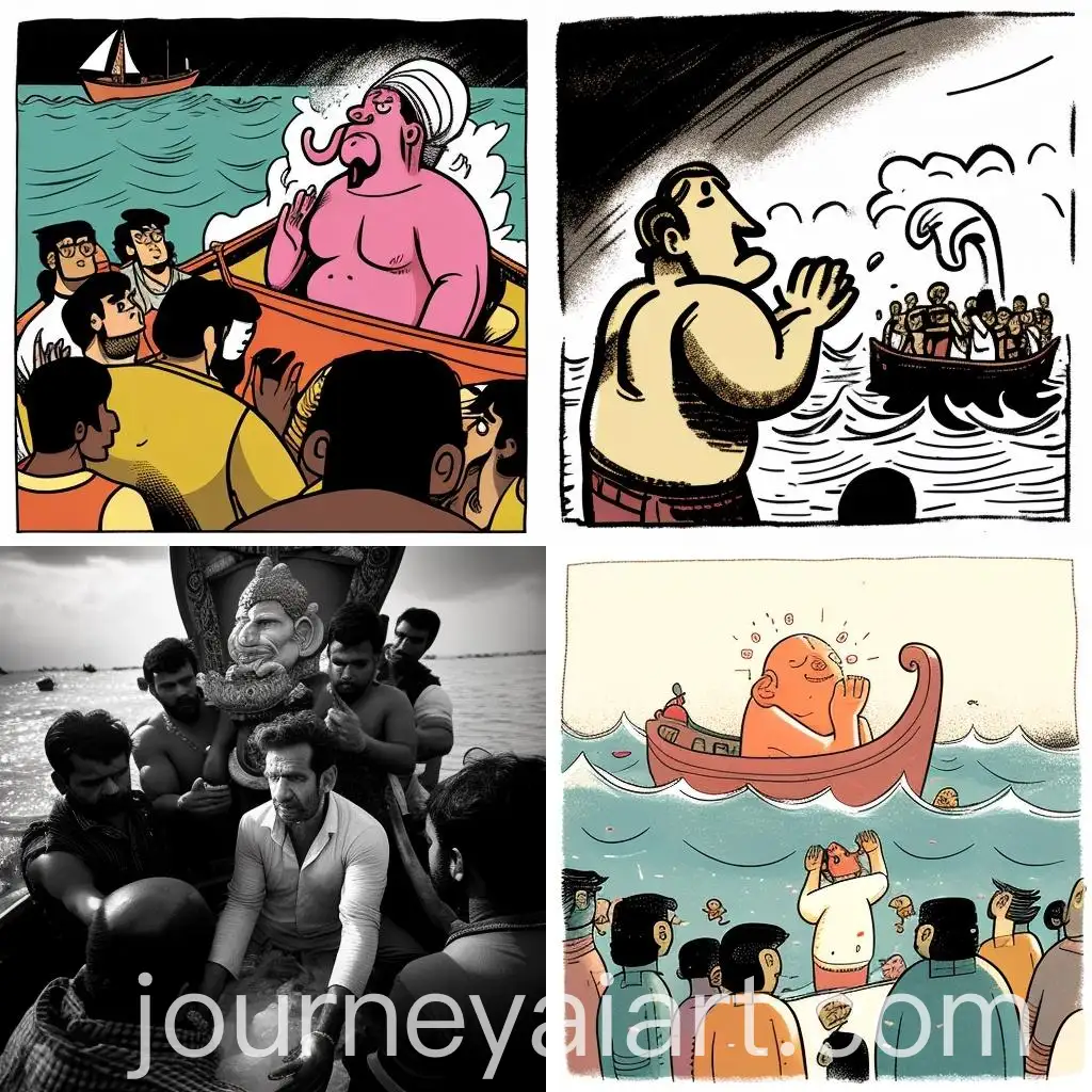 Emotional-Ganpati-Bappa-Visarjan-Ceremony-at-Sea
