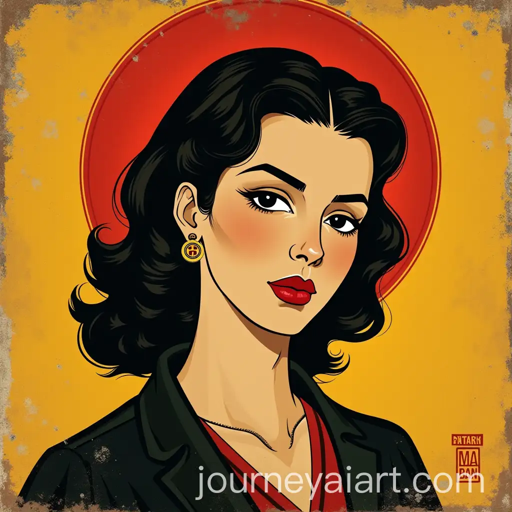 Saint-Icon-in-Patrick-Nagel-Style