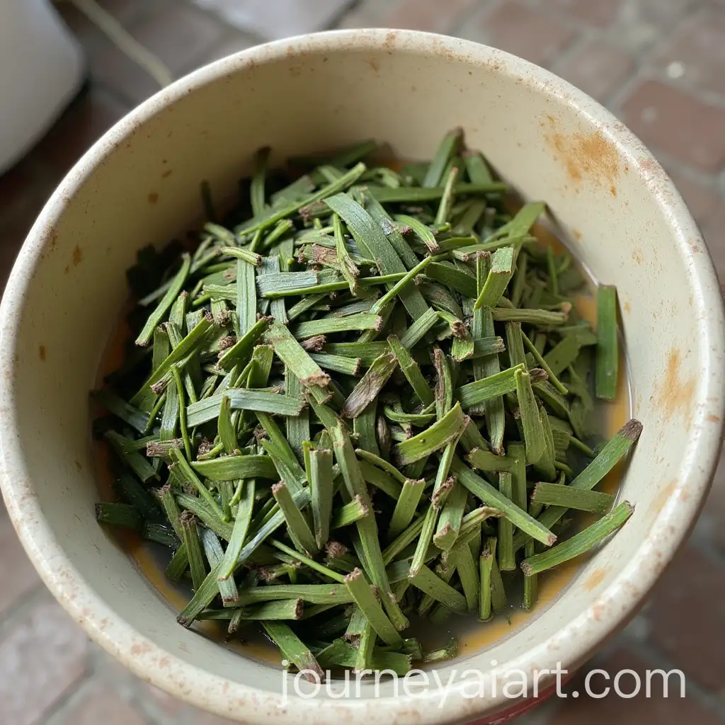 Shredded-Dry-Leaves-Soaking-in-a-Bucket-of-Water