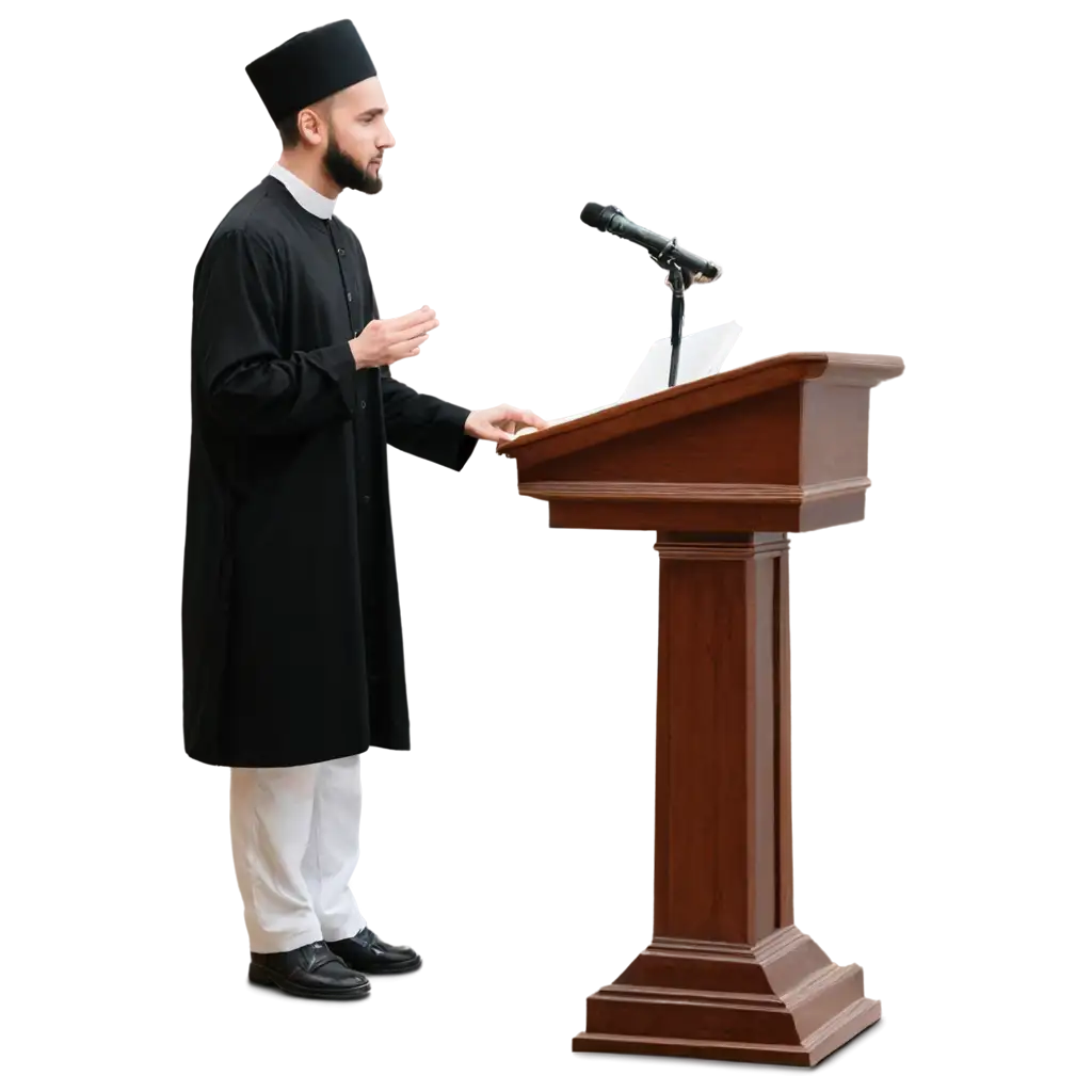 Inspiring-Friday-Sermon-PNG-Capturing-the-Essence-of-Faith-on-the-Pulpit