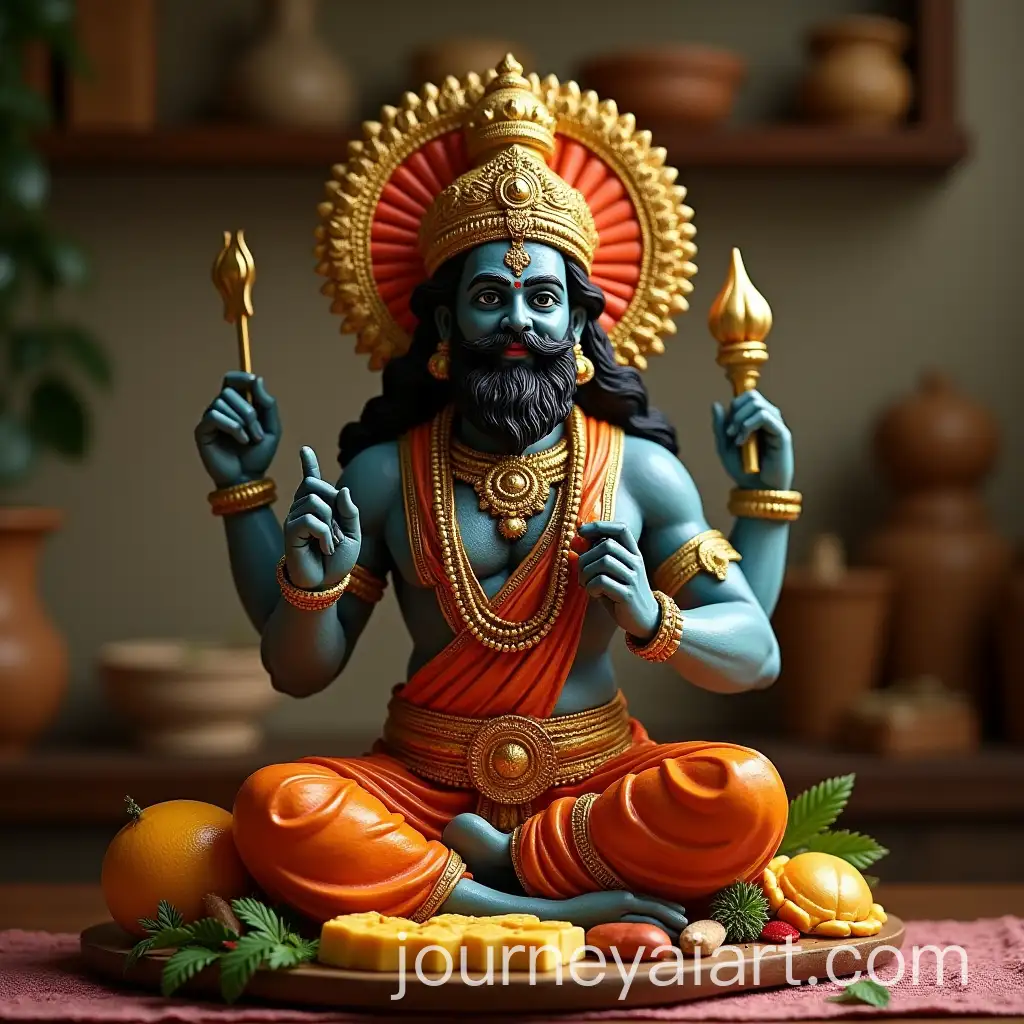 Hindu-God-Murugan-as-a-Small-Kitchen-Decor