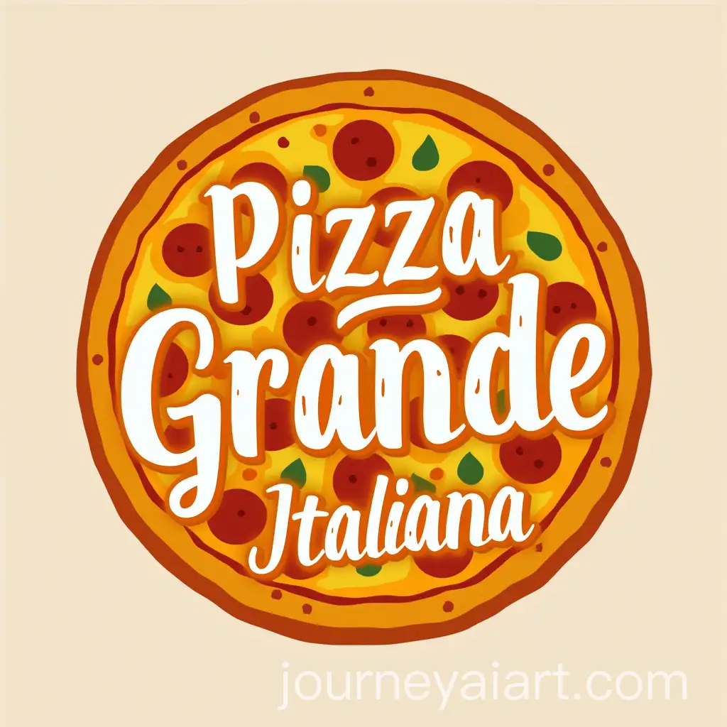 PizzaGrande-Italiana-Logo-Design-Featuring-a-Classic-Pizza