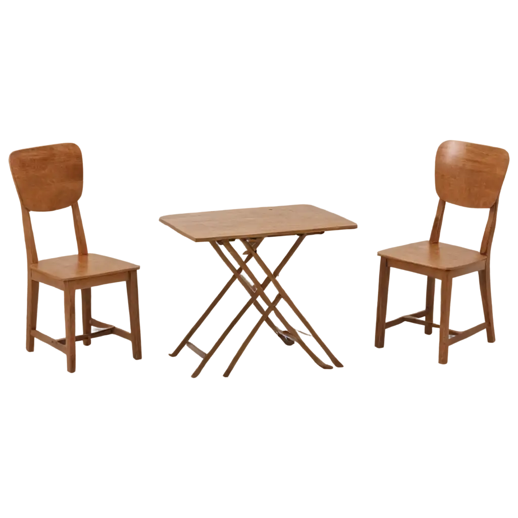 Small-Table-with-a-Couple-of-Chairs-PNG-Image-for-Versatile-Use