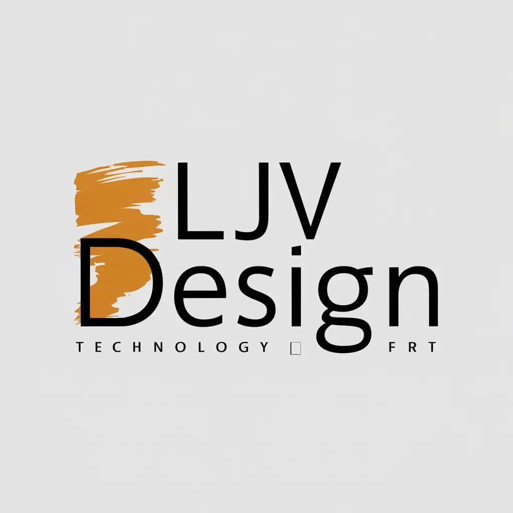 LOGO Design for LJV DESIGN Tempera Symbol with Technology Industry Focus