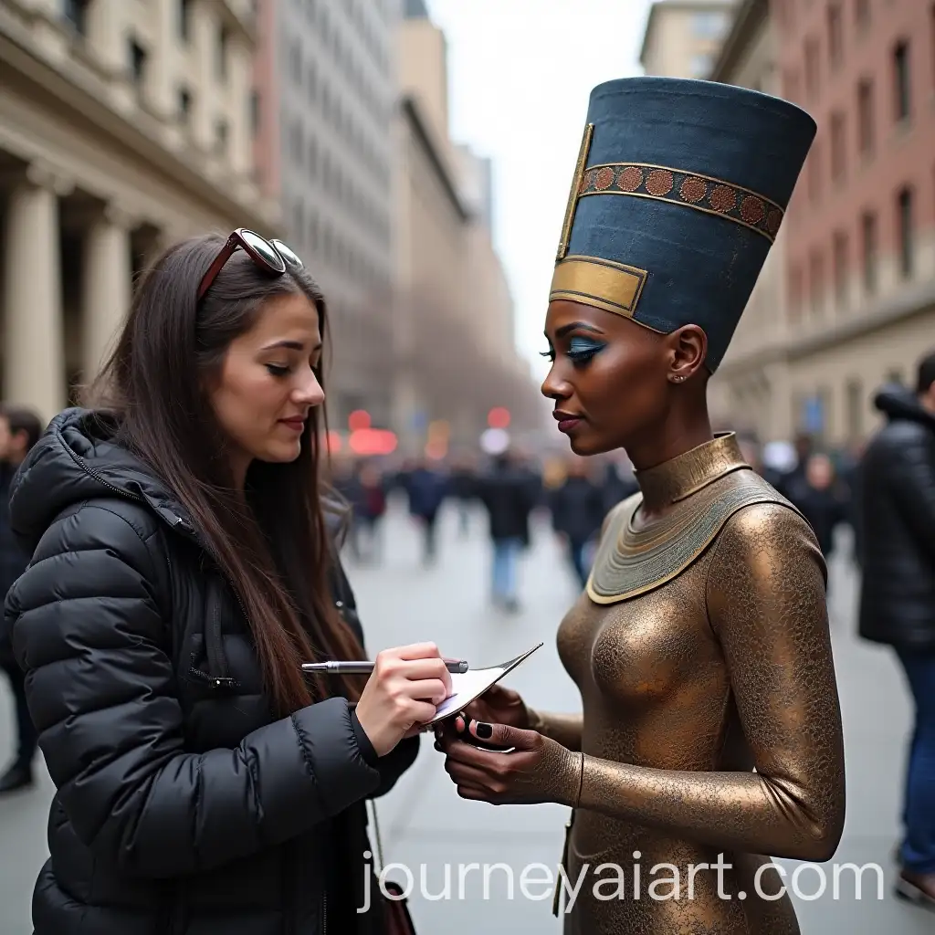 Nefertiti-Autograph-at-Washington-Square-in-New-York-City