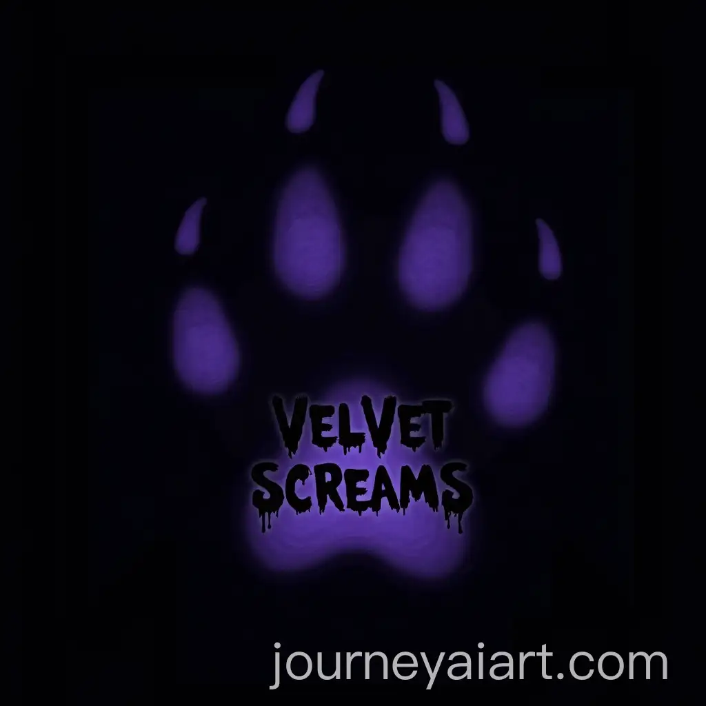 Velvet-Screams-Logo-with-Mystical-Cat-Paw-and-Torn-TextAI-Image-Prompt-Expansion