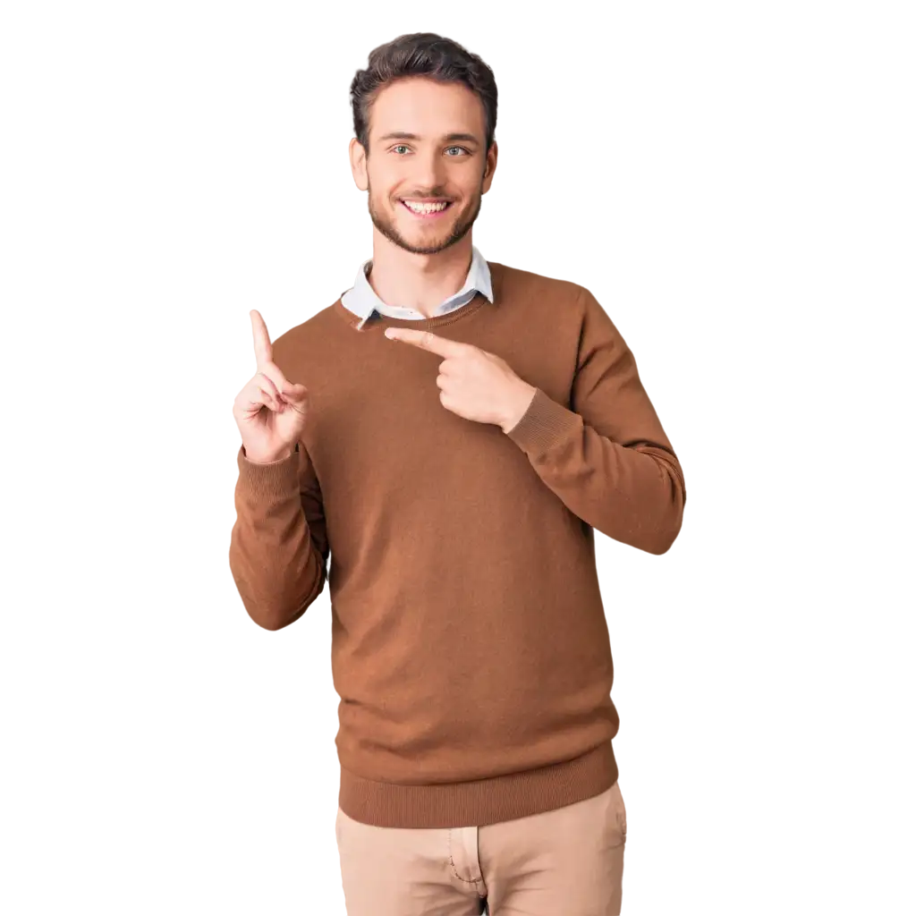 PNG-Image-of-Male-School-Teacher-Pointing-Clear-and-Versatile-Visual-Representation