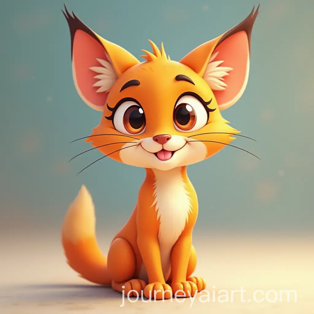 Cute-Cartoon-Lynx-Character-with-Big-Eyes