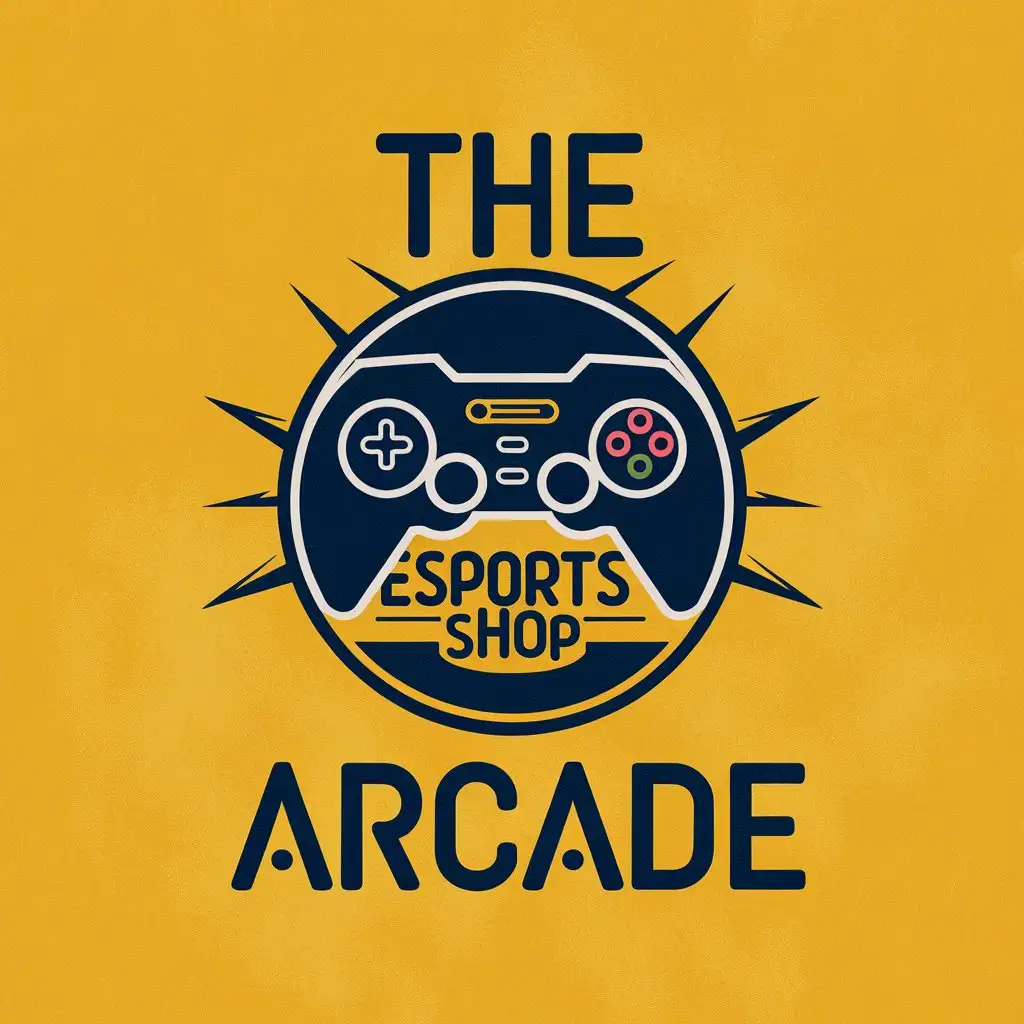 LOGO Design for The Arcade Shop Esports Shop Theme with Modern EntertainmentFocused Elements