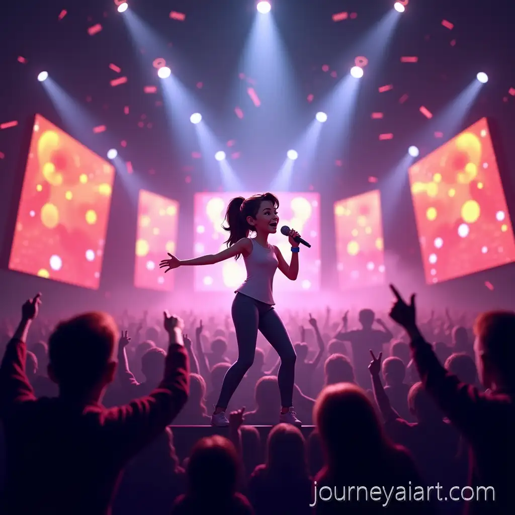 EnerLive-concert-animationgetic-Singer-Performing-on-a-Luxury-Concert-Stage-with-Bright-Lights-and-a-Cheering-Crowd