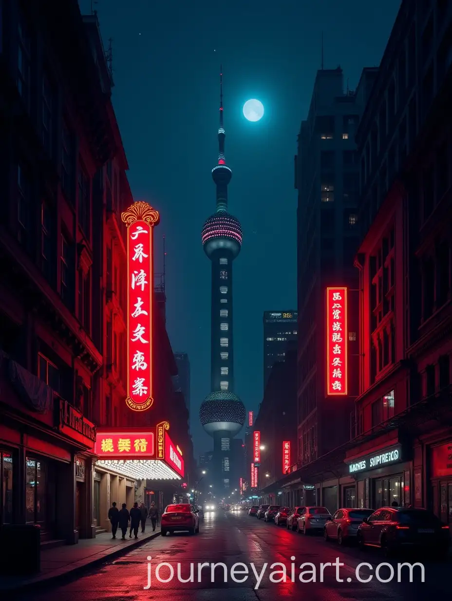 1930s-Shanghai-Theater-Street-with-Neon-Skyline-Under-Starry-Night