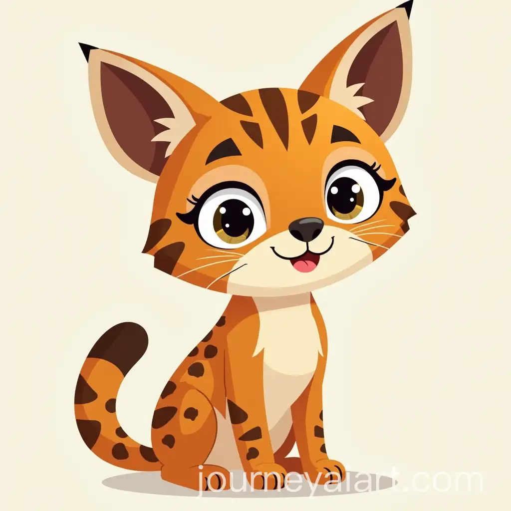 Friendly-Iberian-Lynx-with-Human-Features-in-Modern-Style