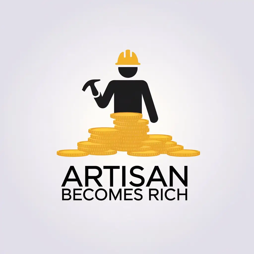 LOGO-Design-for-Artisan-Wealth-Minimalist-Worker-and-Wealth-Symbol-with-Media-Industry-Vibe