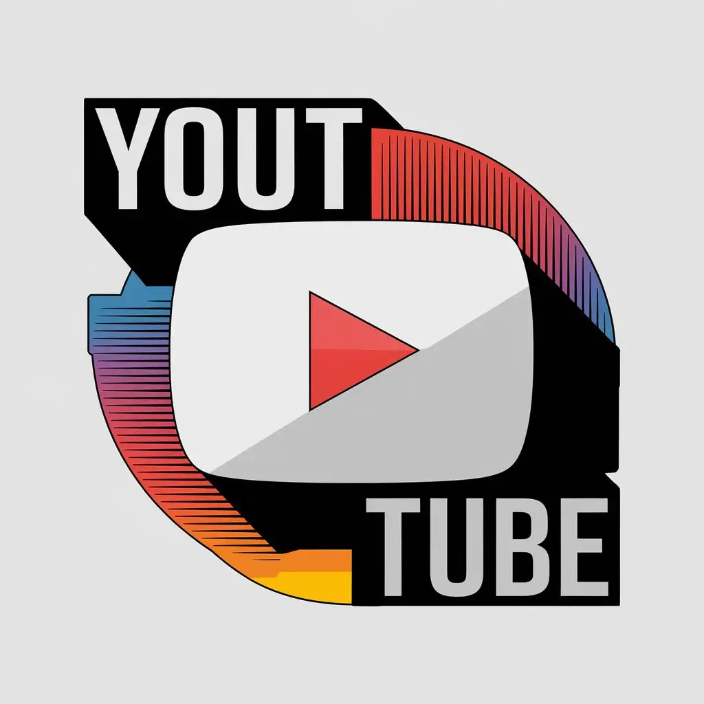 LOGO Design for YOUTUBE Vector with Clear Background and Moderate Style