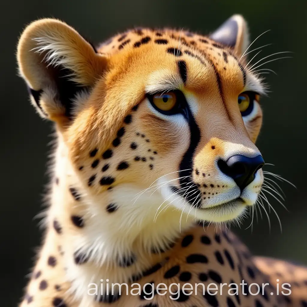 CloseUp-Portrait-of-a-Cheetahs-Head